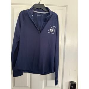 Under Armour Shirt UConn Huskies basketball Perth Layer Blue Size Medium